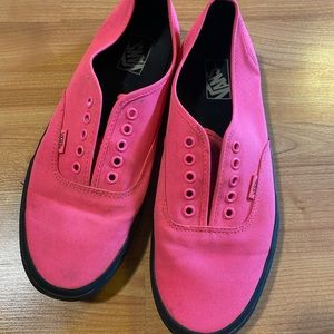 Vans Mens size 11.5 Authentic’s, Hot Pink